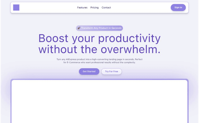 QPAGE - Sale Page Generator AI , Canva Editor