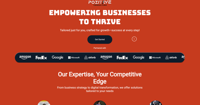 Pozitve Consulting - Empowering Businesses to Thrive (Next.js, Framer Motion)
